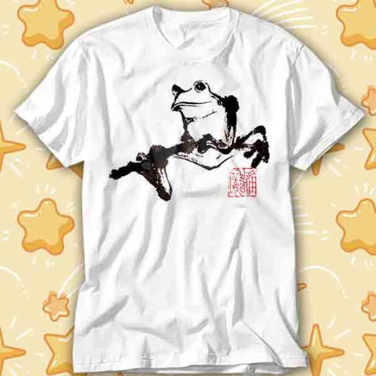 Matsumoto Hoji Sad Frog British Museum Unimpressed Depressed Toad T-Shirt 548 M