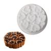 Silikon-Kuchenform, flexible, lebensmittelechte Backform für Ofen und Gefrierschrank, antihaftbeschichtete Herzform-Dessertform für Mousse, Kekse, Gelee