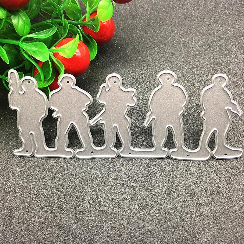 Bunnies Shape Cutting Dies Carbon Steel Die Cut Scrapbooking Embossing Templates for Scrapbooking Card Making Packaging