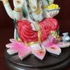 Artistic Hindu Ganpati Idol Handpainted Meditations Decors Resins Elephant God Ganpati Statue Spiritual Religious Gift