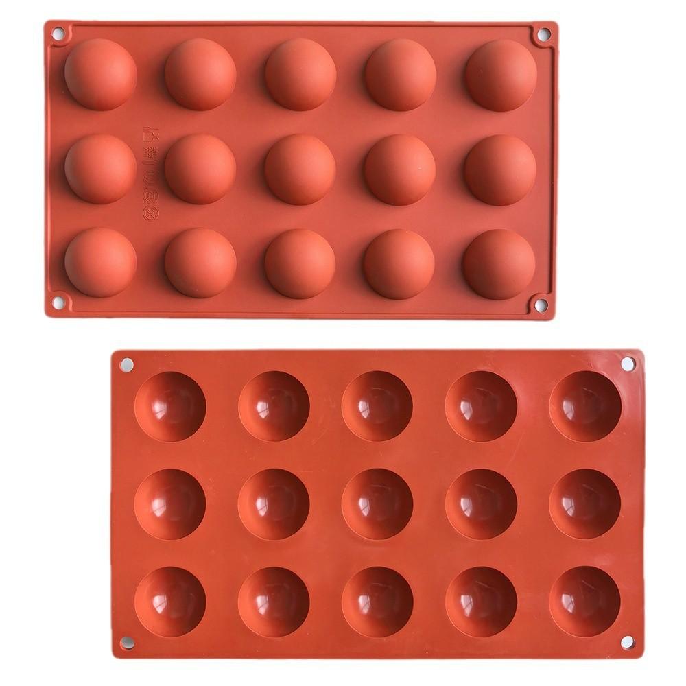 Semi Sphere Silicone Chocolate Mold Half Ball Cake Tray Silicon Dome Baking Moulds DIY Pudding Candy Jelly Kitchen Baking Tool