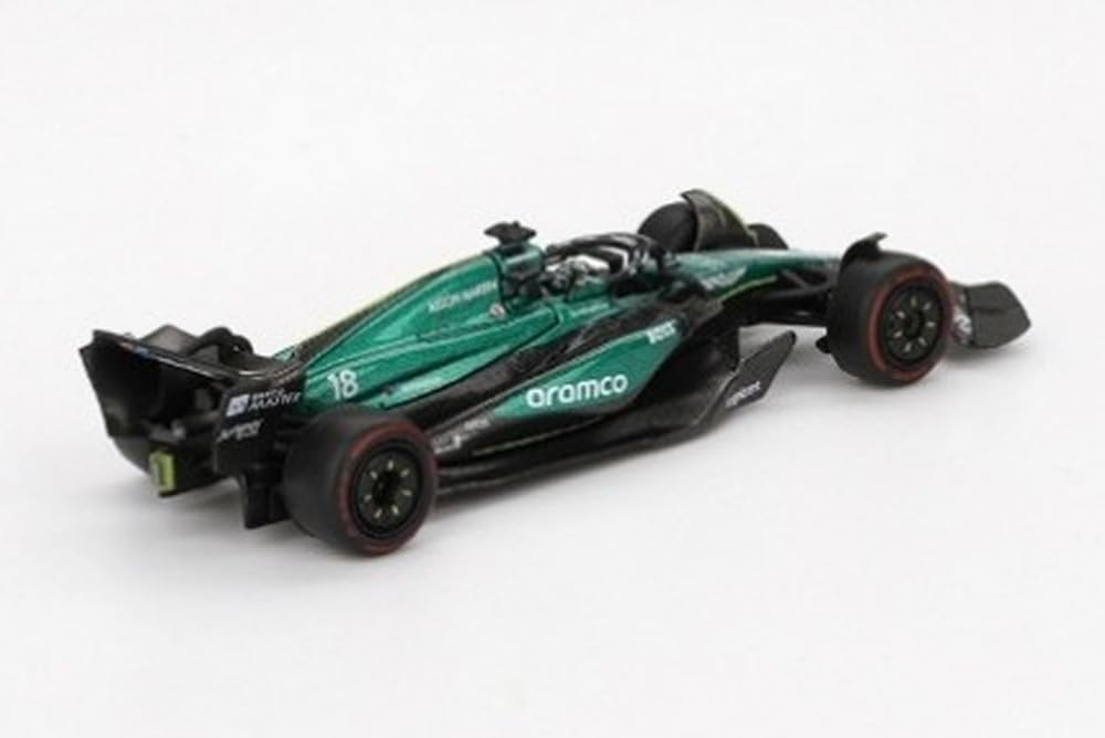Sunrich MINI GT Maßstab Aston Martin AMR24 F1 2024 Bahrain Grand Prix Lance Stroll Fertigmodell 1/64 #18 MGT01001-L