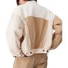 Levis Loose Classic Fashion Street Corduroy Cotton Jacket Women Jacket Beige Khaki A9444-0000