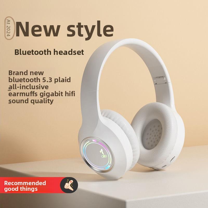 Luminous Bluetooth Headset, Headset, High-value E-sports Game Card, Folding Headset, Universal.