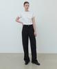 AFTERGLOWOOL Relaxed Fit Soft Cotton Pocket Pants_Black