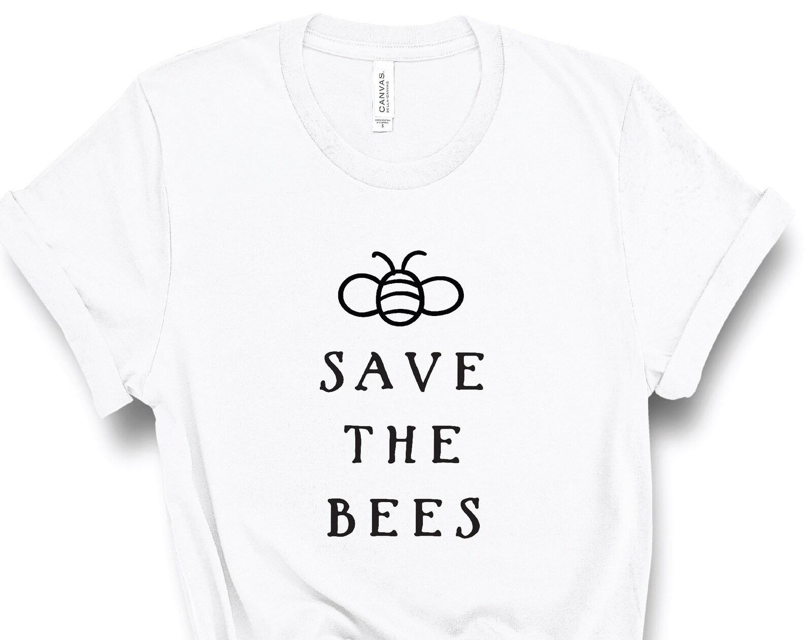 Save the Bees Shirt, Save the Bees, Bees Tee, Bee Shirt, Environment tshirt, Beekeeper Shirt, Endangered, Bees, Environment L