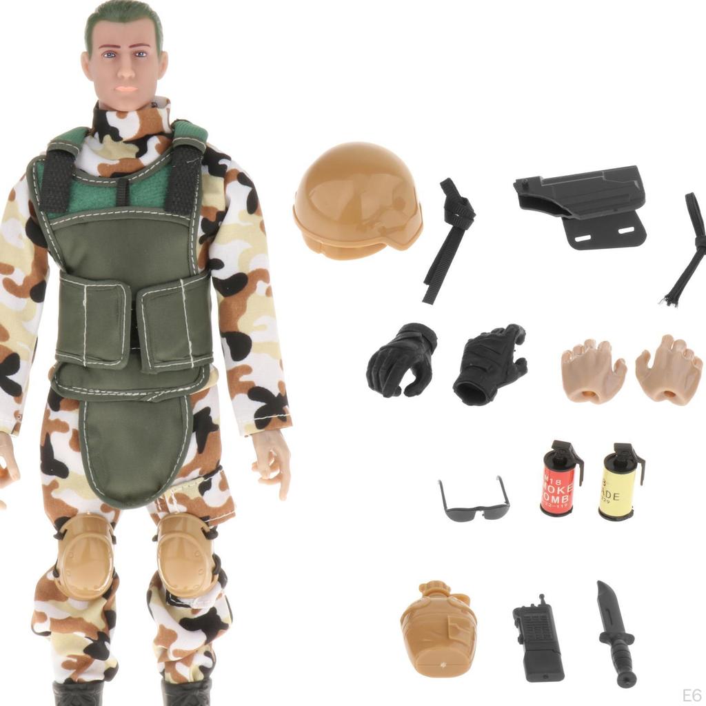 12 Inch Action Figures Playset, Model Figure In 1:6 Scale, Toys for Adults,