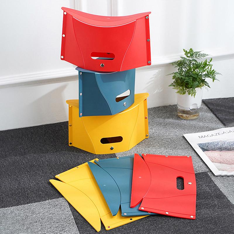 Plastic Portable Folding Stool Outdoor Chairs Portable Stool For Camping Storage Stool Storage Stool Folding Chair