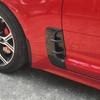 Car Front Door Fender Hole Grille Leaf Plate Air Outlet Decoration Cover Strip For Kia Stinger 2018-2023 Exterior Styling