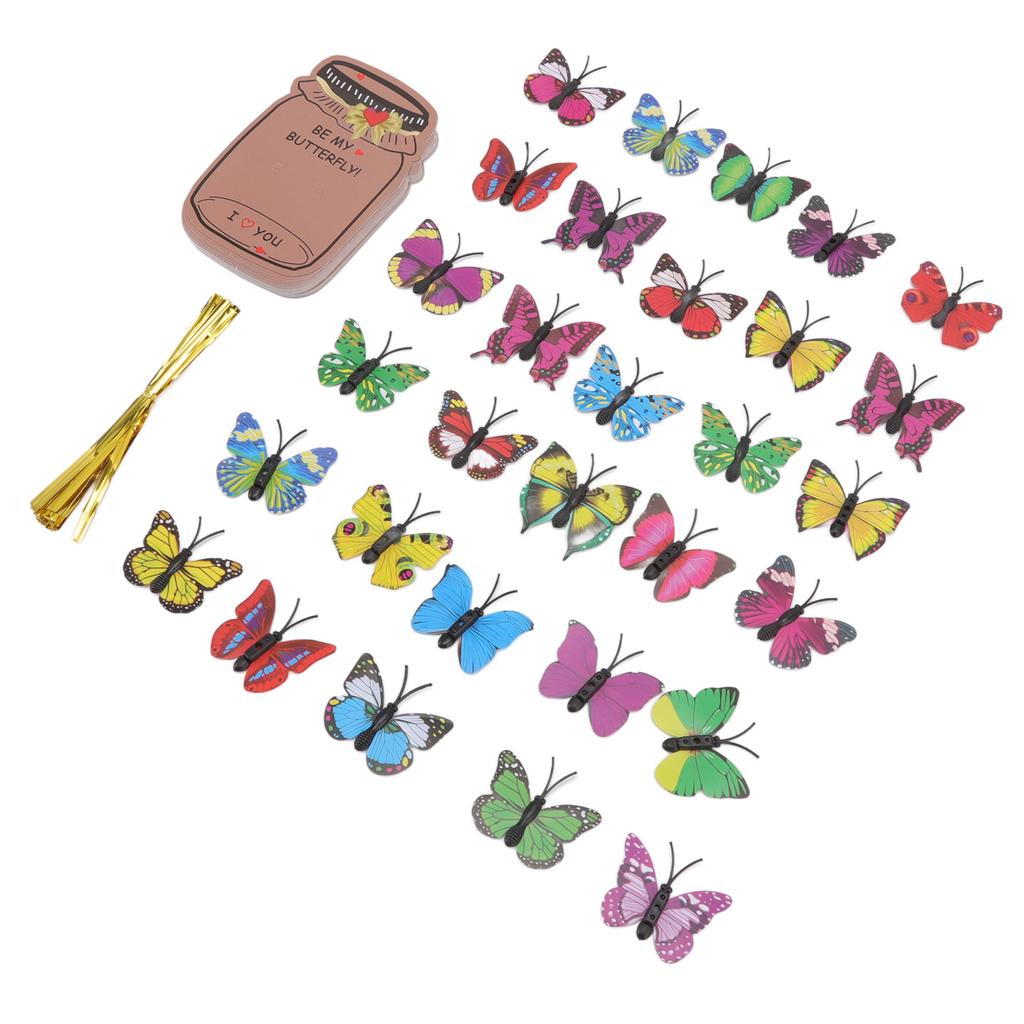 Valentine S Day Gift Card Set Smooth Surface Colorful Beautiful Greeting Cards Set for Exchanging