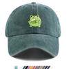 pc Coconut Milk Frog Print Baseball Cap Unisex Breathable Adjustable Duckbill Cap Suitable for All Seasons Multifunctional