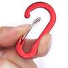 5 stuks Karabijnhaak Aluminiumlegering Sleutelhanger Slot Gesp Snap D-Ring Clip Outdoor Rugzak Kamperen Multitool Vissen Wandelen Haak