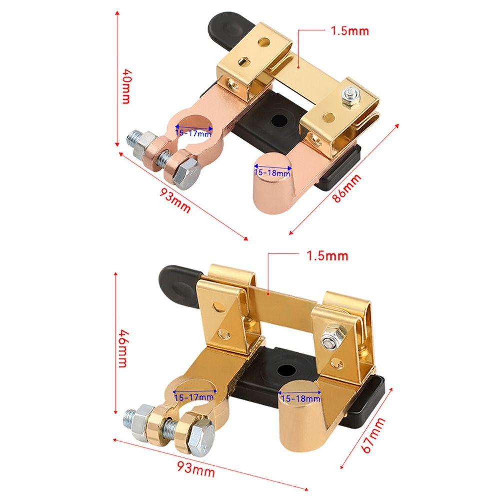 Quick Cut-off Battery Disconnect Switch 12V/24V Car Battery Terminal Link Switch  RV/ATV