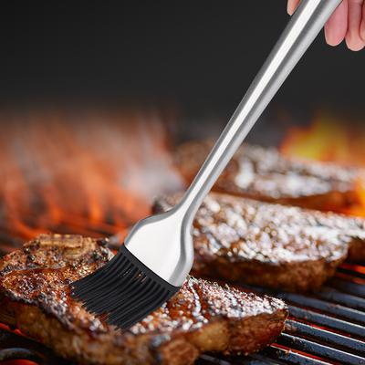 Küchenölpinsel Silikonpinsel BBQ Grill Öl Soße Butter Backpinsel Barbecue Kochpinsel Küchen-BBQ-Zubehör