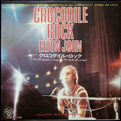 Disque 7 pouces ELTON JOHN Crocodile Rock IFR10214 DJM 1972 Japon Rock Occasion
