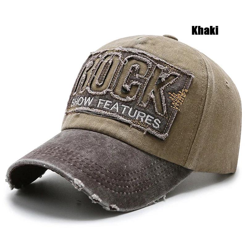 Hole Hat Retro Baseball Cap Korean Style Tide Washed Coating Old Duckbill Cap Spring and Autumn Leisure Sun Hat