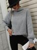 Women's Thickening Sweater Casual Vintage Solid Sweater Pullovers Female Loose Long Sleeves Kintting Top