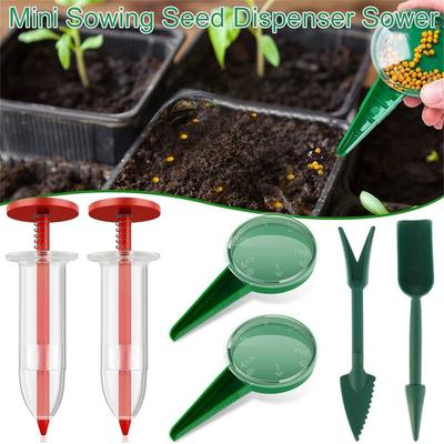 Plant Seed Sower Plant Seeder Garden Multifunction Seeding Dispenser Tools Adapting To Various Sizes of 