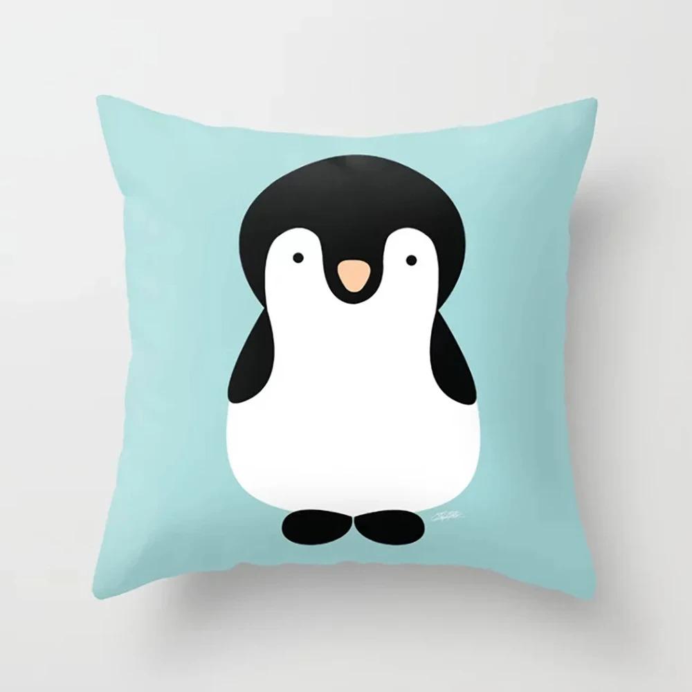 Cute Animal Pattern Pillowcase Office Living Room Car Ornaments Home Pillowcase