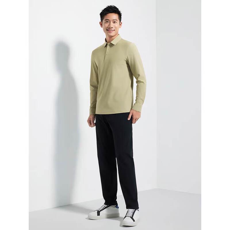 Yagor Taped Long Sleeve Polo Shirt L