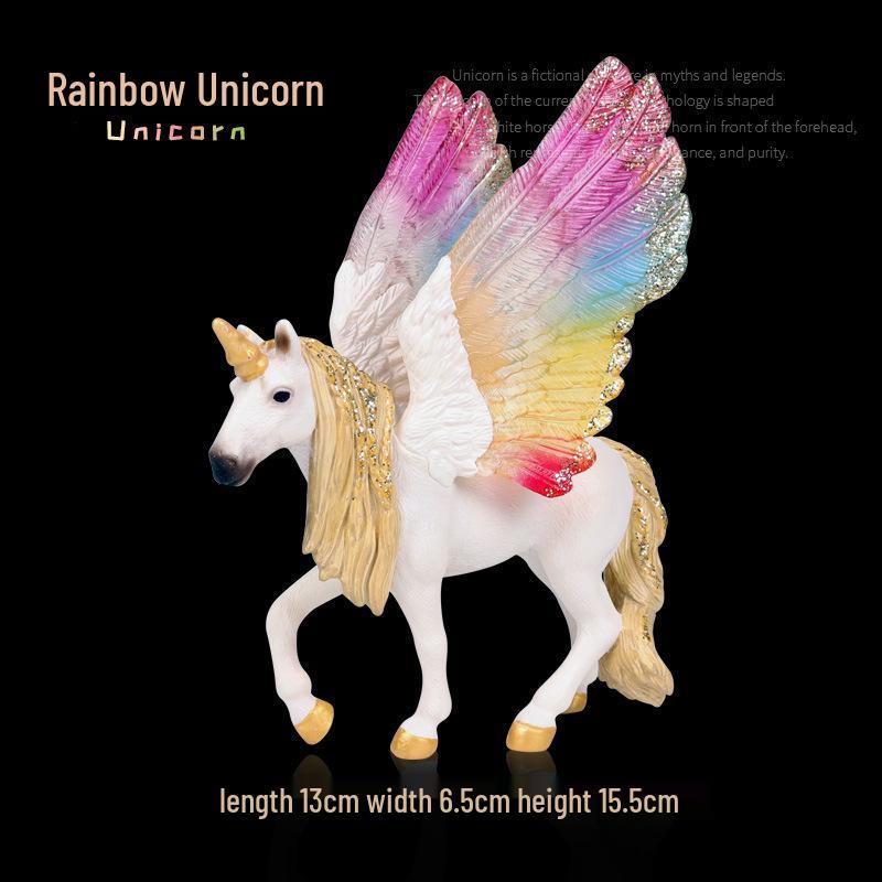 Mysterious Elf Pegasus Mythical Beast Model - Home Decoration Ornament & Gift