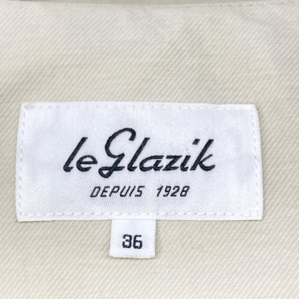 GYMPHLEX GY-B0251 Beige Nylon Taffeta Shirt Jacket Jacket 36 beigeUsed