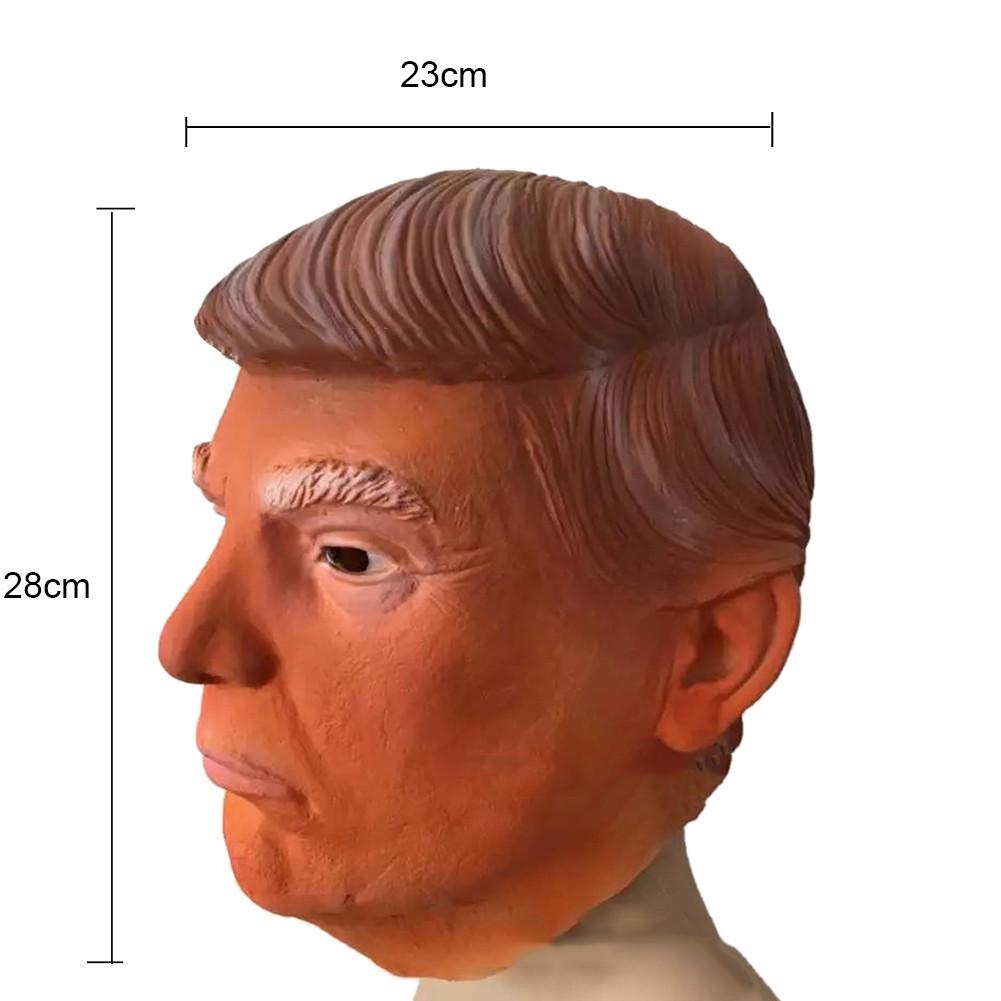 Donald Trump Milliardär Präsidenten-Latexmaske Die USA-Präsident Trump-Maske für Promi-Parodie-Requisiten Cospaly-Kostüm