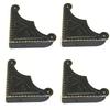 4pcs Antique Corner Box Gift Box Decorative Corner Iron Leather Corner Corner Right Angle Corner Box Corner Protection
