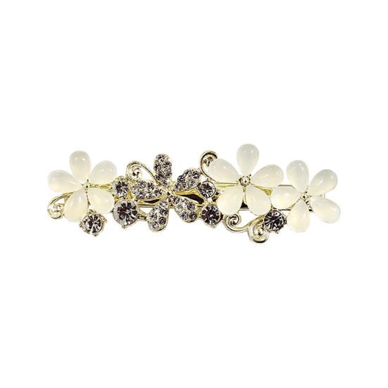 Hairpin Imitation Pearl Decor Enamel Small Hair Organizer Clip Side Bang Hair Pin Decorative Hair Accessories