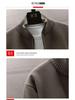 Men's Stand Collar Knitted Cardigan: Autumn/Winter Style, Trendy Youth, Velvet-Lined, Thick Sweater Coat.