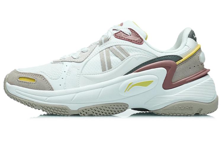 Li Ning Broken Generation Stable Reflective Support Low top Running Shoes Women's Dusty Pink AGCR358-4