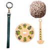 5Pcs Tragbare Handgelenk Garn Halter Für Stricken Häkeln Garn Holz Schüssel Organizer Handwerk Und Stickerei Zubehör Nähen Liefert
