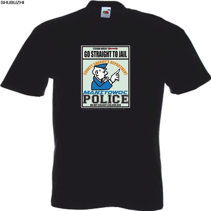 FREE STEVEN AVERY T SHIRT BRENDAN DASSEY GO TO JAIL CRIMINAL MAKING A MURDERER  Cool Casual pride t shirt men Unisex New sbz177 S