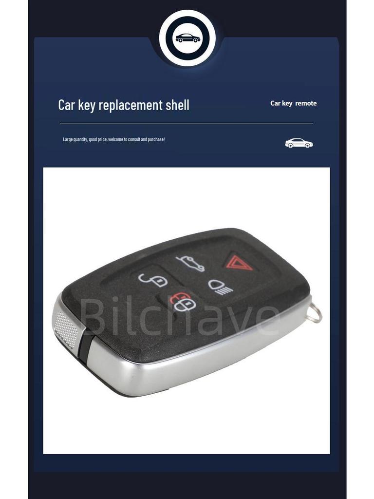 Carcasă Cheie cu Telecomandă cu 5 Butoane pentru Land Rover Range Rover Discovery 4/Sport/Velar/Evoque