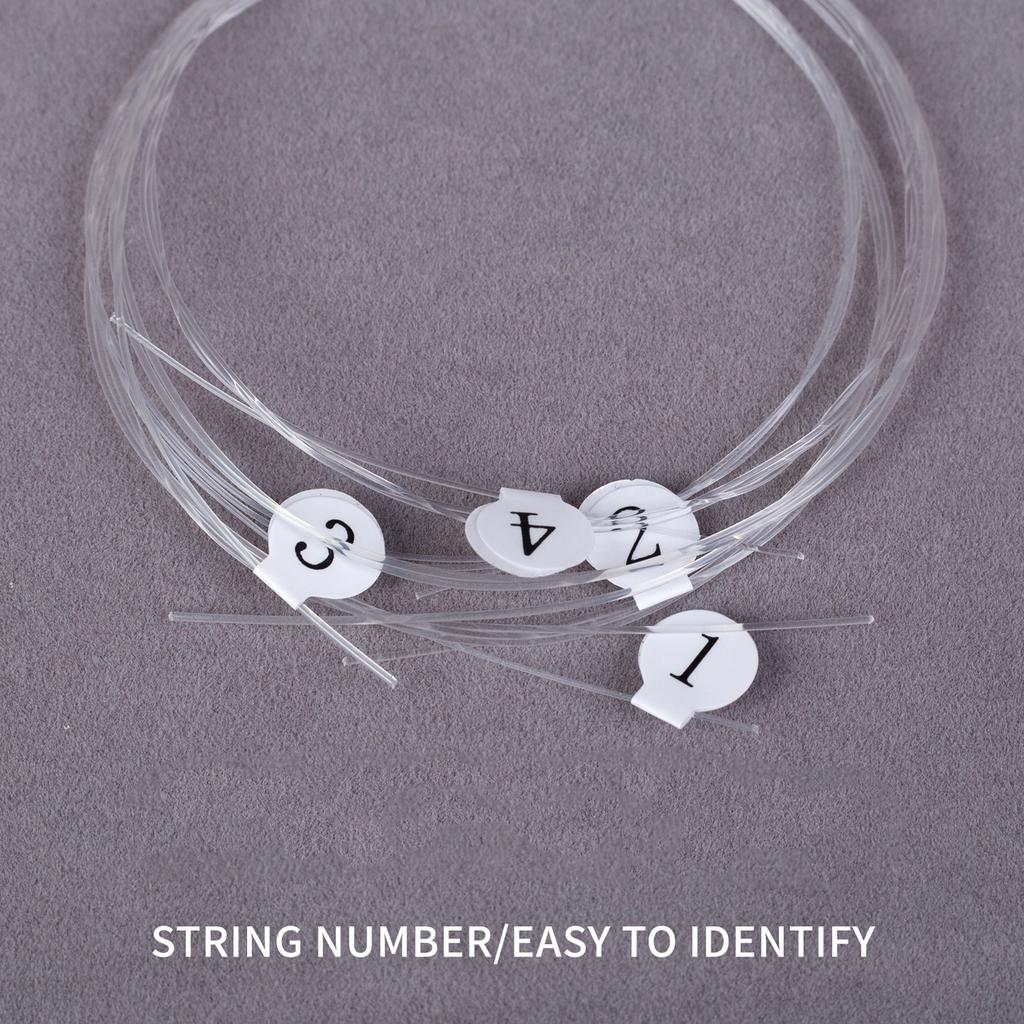 High Tension Ukulele Guitar Strings Suit Universals Ukulele Strings Replacement for Stage Performances