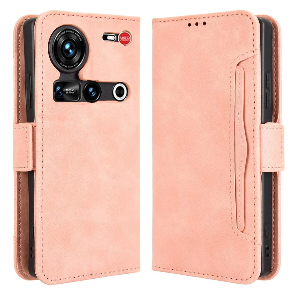 For ZTE nubia Z70S Ultra 5G/nubia Z70 Ultra 5G Leather Case Phone Wallet Cover with Multiple Card Slots