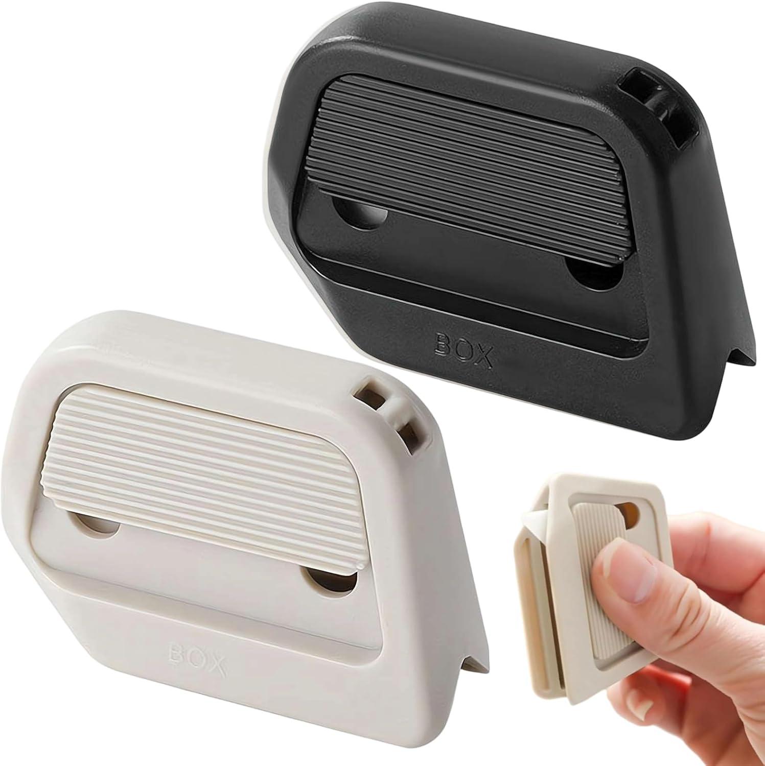 

Мини магнитный керамический нож для вскрытия коробок, 2 шт., Автоматически втягивающиеся хозяйственные ножи, Портативный вскрыватель упаковки для картона, рукоделия и повседневного использования