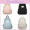 Nylon School Backpack With Breathable Air Cushion Straps For College Students
