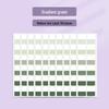 Gradient Index Tabs: Transparent Sticky Notes with Writable Labels and Strong Adhesive