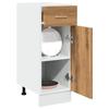 VidaXL Chest of Drawers "Lyon" Artisan Oak 30 X 46 X 81.5 Cm Engineered Wood 856081