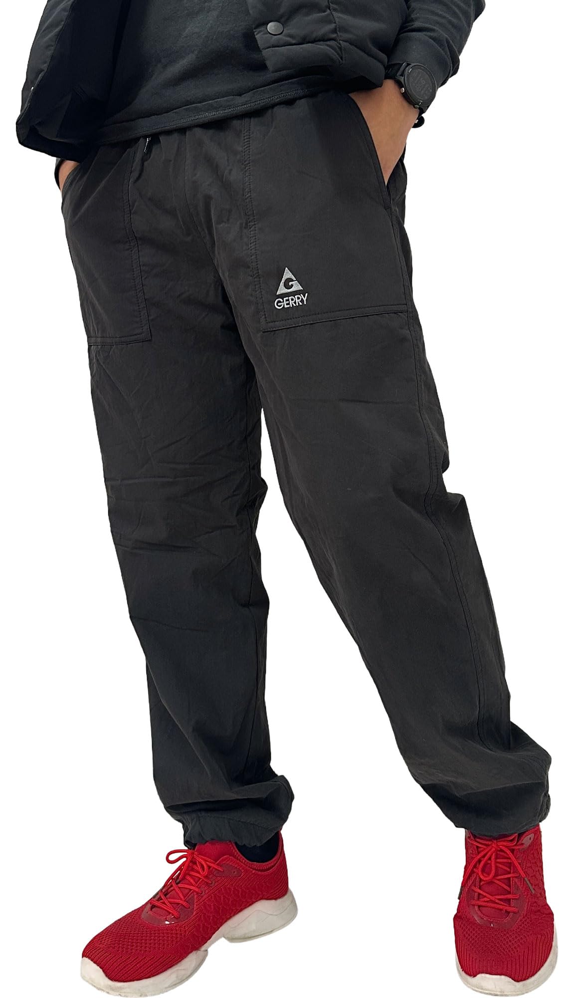 

GERRY Men s Warm Winter Baker Pants with UV Protection and Fleece Lining, Sizes M, L, and LL (JP, Alphabet, LL, Black)