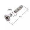 Hisera Children's Screw-Shaped Ear Bone Stud Fashionable Stainless Steel Piercing Earrings for Wedding Gift Party
