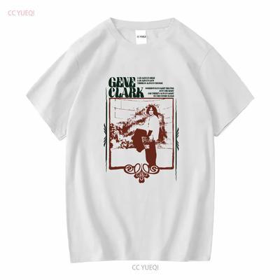Gene Clark The Byrds Unisex T Shirt White Cotton All Sizes S To 345xl Ff1701 Vintage Washed Stylish Designer Clothes Breathable