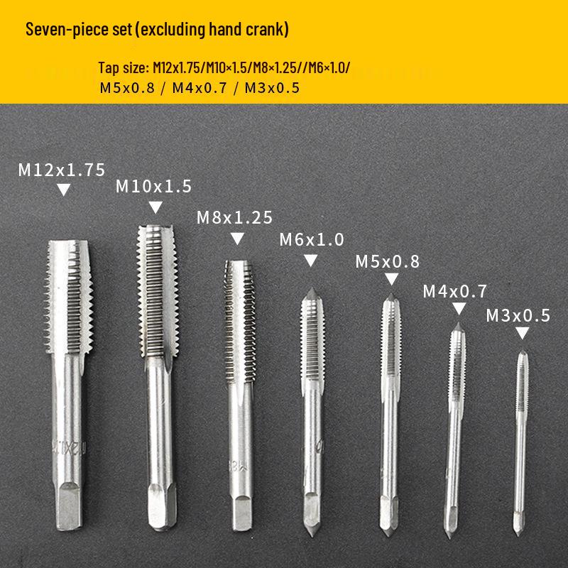 Metric Tap and Die Set - Hand Tools for Thread Repair 