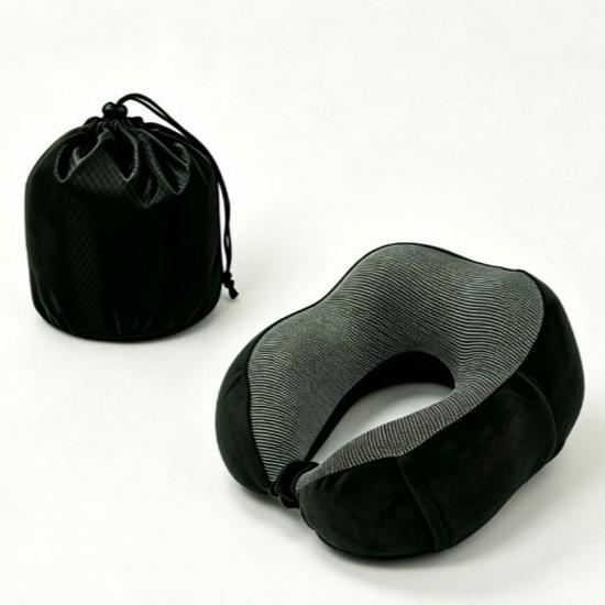 Slow Rebound Memory Foam U-Shape Neck Pillow for Travel