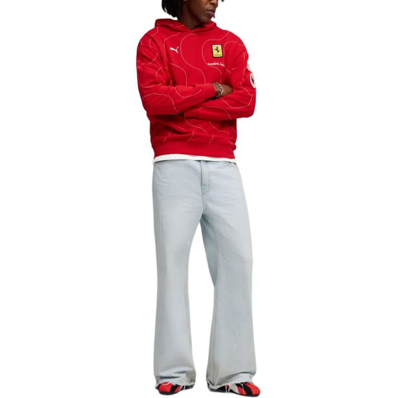 Puma Scuderia Ferrari HP Monza Fashion Comfortable Versatile Hoodie Men hoodies 632757-02