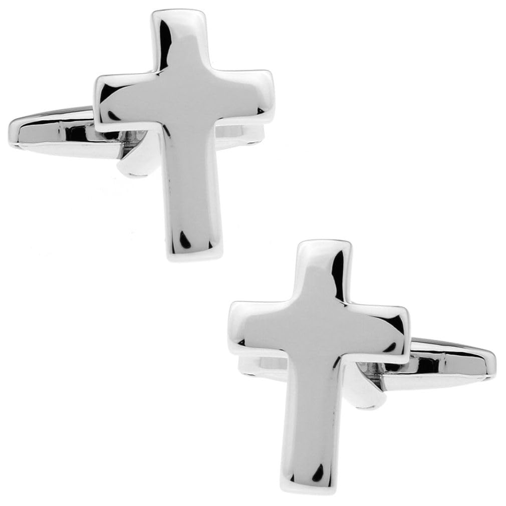 

Silver cross cufflinks cufflinks cufflinks n02739