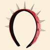 Rivets Headband Punk Headbands Rock Headwear Gothic Leather Hair Hoop Steampunk Rivets Hair Band Hairpieces for Party