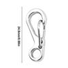 10Pcs Paracord Carabiner Clip Aluminum Alloys Keychain Carabiner Clasp Small Carabiner Clip Spring Snap Keyring Hook