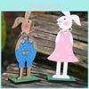 Adorable Wooden Bunny Figurine For Easter Cute Rabbit Decoration For Festive Celebrations